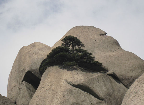 天柱山(shān)花崗岩石頂